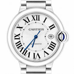 Cartier Ballon Bleu De 42MM W69012Z4 White Dial Watch